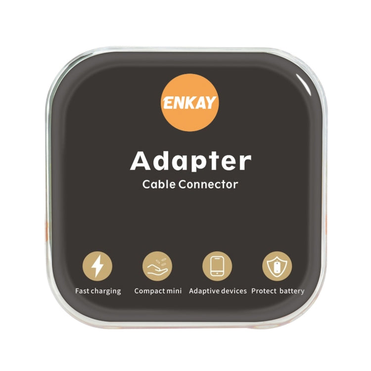 ENKAY 90 Degree Right Angle USB 3.0 Male to Type-C Female Adapter Converter - Cable & Adapters by ENKAY | Online Shopping South Africa | PMC TechLife | Buy Now Pay Later Mobicred
