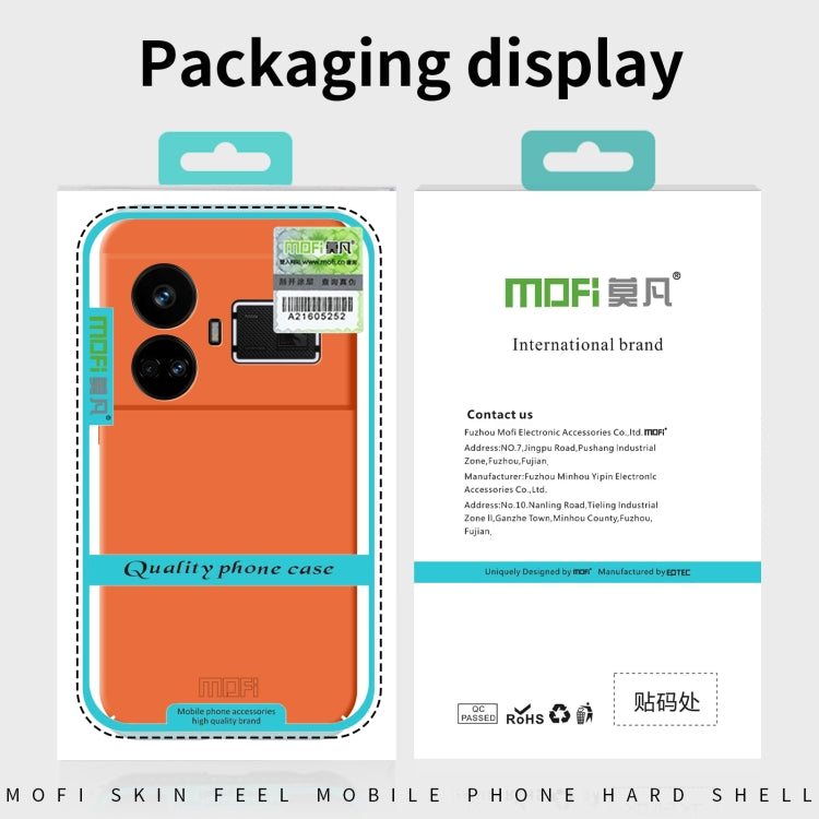 For Realme 12 Pro / 12 Pro+ MOFI Qin Series Skin Feel All-inclusive PC Phone Case(Pink) - Realme Cases by MOFI | Online Shopping South Africa | PMC TechLife
