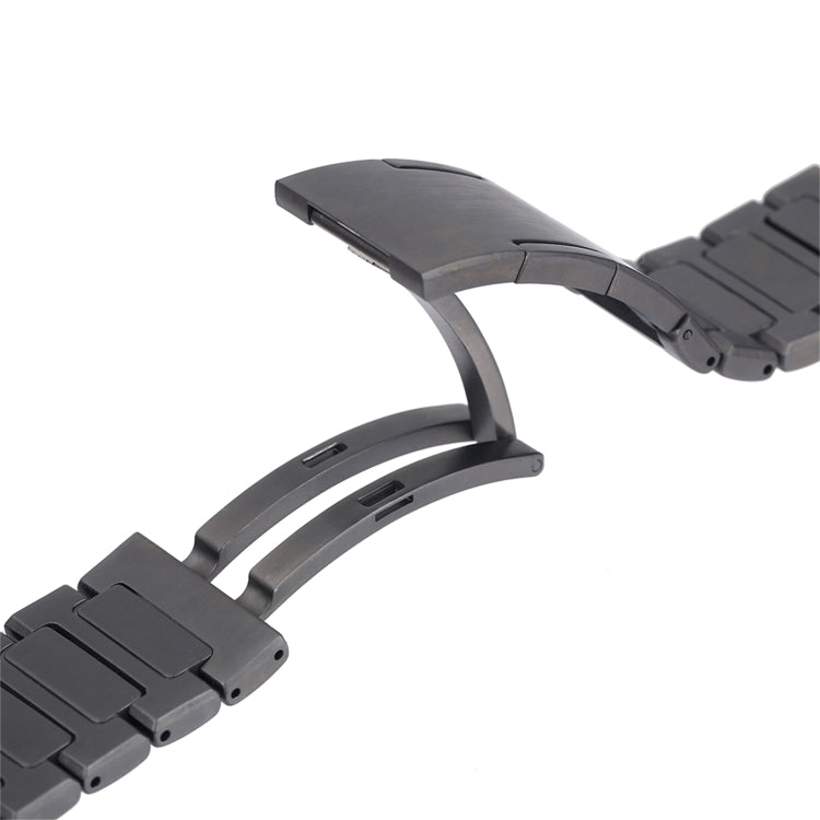 For Huawei Watch GT Runner H-Shaped Folding Buckle Stainless Steel Metal Watch Band(Silver) - free shipping - PMc TechLife - Order now!