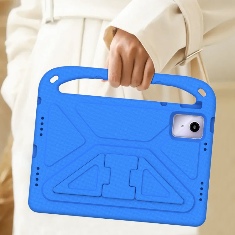 For Lenovo Tab P12 / Xiaoxin Pad Pro 12.7 Handle EVA Shockproof Tablet Case with Holder(Blue) - Lenovo by PMC TechLife | Online Shopping South Africa | PMC TechLife | Buy Now Pay Later Mobicred