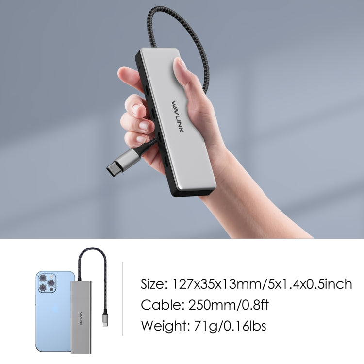 WAVLINK WL-UHP3411 10G Data Transfer Hub 4-in-1 Type-C to 4 USB-C 3.2 Gen2 Ports Adapter - free shipping - PMC Jewellery - Order now!