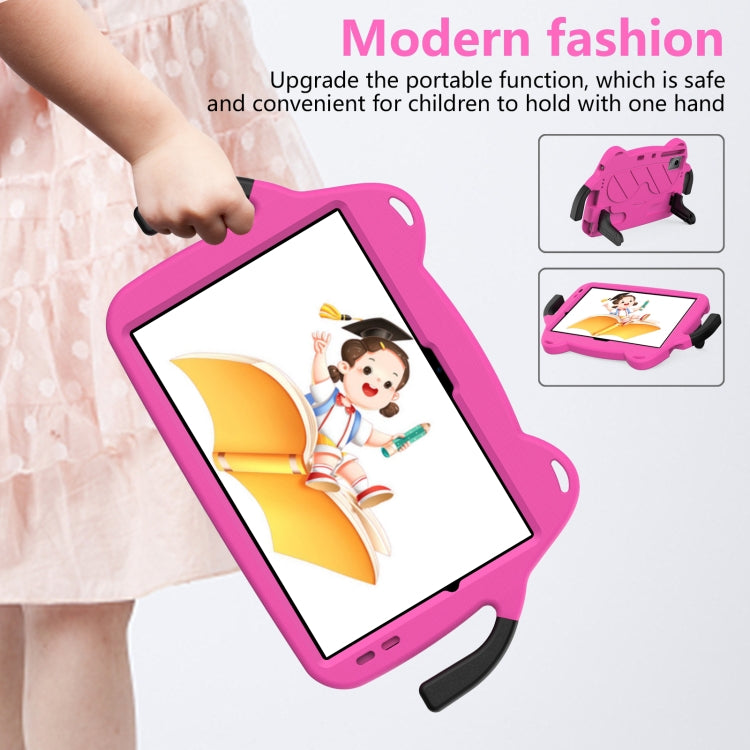 For Lenovo Tab P11 J606F/ P11 Plus J607F Ice Baby EVA Shockproof Hard PC Tablet Case(Rose Red+Black) - Lenovo by PMC TechLife | Online Shopping South Africa | PMC TechLife | Buy Now Pay Later Mobicred