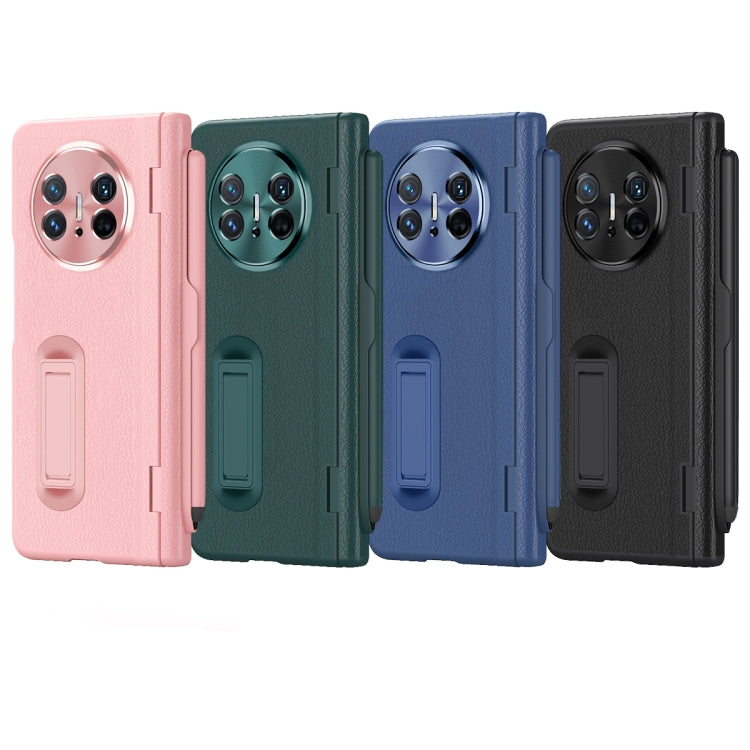 For Huawei Mate X5 Integrated Film Plain Leather Phone Case with Pen(Black) - free shipping - PMC TechLife - Order now!