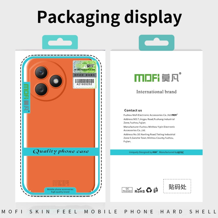 For Honor Magic6 MOFI Qin Series Skin Feel All-inclusive PC Phone Case(Gray) - Honor Cases by MOFI | Online Shopping South Africa | PMC TechLife | Buy Now Pay Later Mobicred
