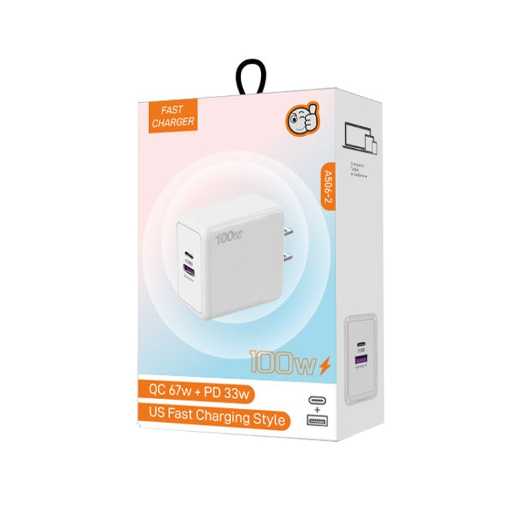 USB 67W / PD 33W Super fast Charging Full Protocol Mobile Phone Charger���US Plug(Black) - USB Charger by PMC TechLife | Online Shopping South Africa | PMC TechLife | Buy Now Pay Later Mobicred