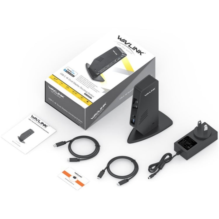 WAVLINK WL-UG69DK5 Laptop Dual 5K / 4K 60Hz Monitor Adapter USB 3.0 Docking Station, Plug:US Plug - free shipping - PMC TechLife - Order now!