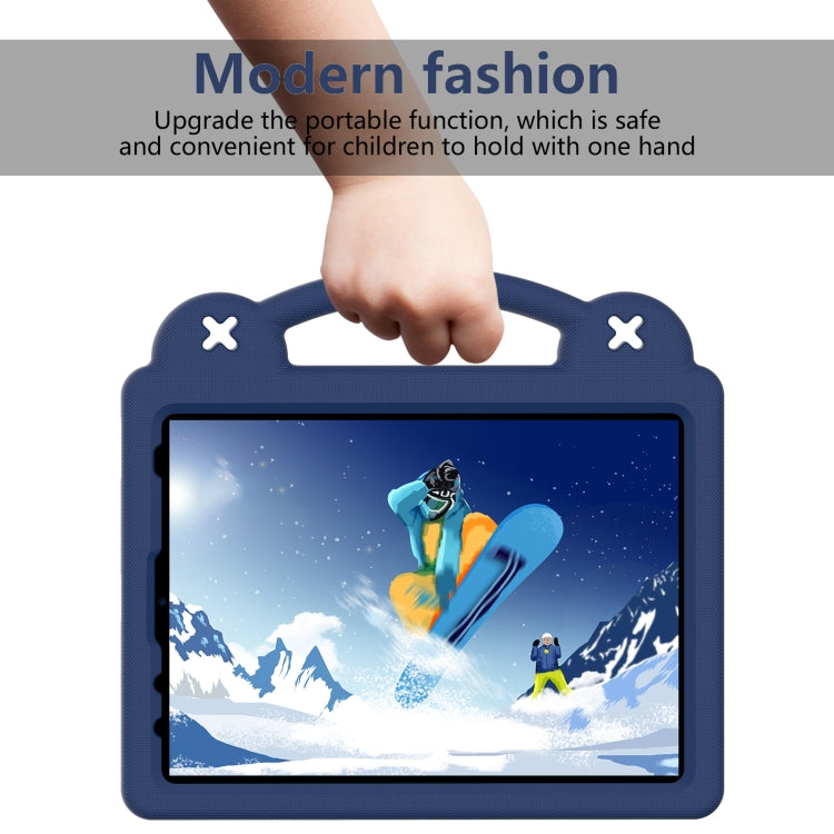 For iPad Pro 11 2024 Handle Kickstand Children EVA Shockproof Tablet Case(Navy Blue) - free shipping - PMC TechLife - Order now!