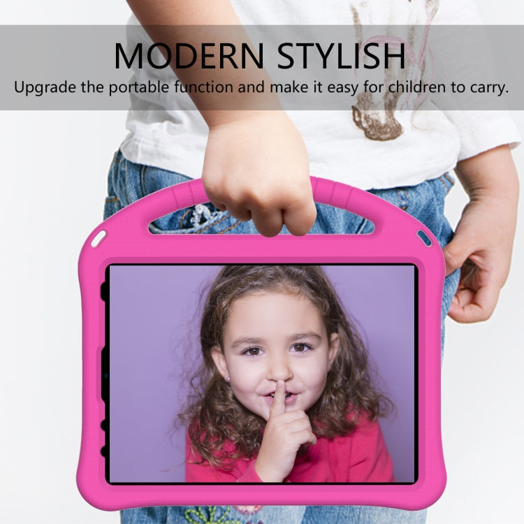 For iPad Air 11 2024 EVA Shockproof Tablet Case with Holder(RoseRed) - iPad Air 11 2024 Cases by PMC TechLife | Online Shopping South Africa | PMC TechLife | Buy Now Pay Later Mobicred