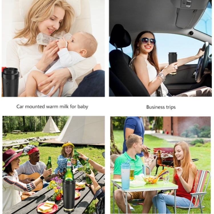 IDZ016 Car Drinking Cup Keep Water Cold / Warm Home Water Bottle, BPA-free, No FDA(White) - Heating Cups by PMC TechLife | Online Shopping South Africa | PMC TechLife | Buy Now Pay Later Mobicred