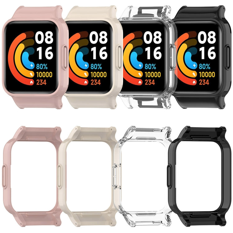 For Redmi Watch 3 Active Half Pack PC Watch Protective Case(Pink) - Watch Cases by PMC TechLife | Online Shopping South Africa | PMC TechLife | Buy Now Pay Later Mobicred