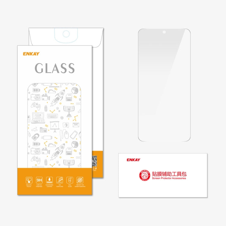 For Google Pixel 9 Pro ENKAY 9H Big Arc Edge High Aluminum-silicon Tempered Glass Film - Google Tempered Glass by ENKAY | Online Shopping South Africa | PMC TechLife | Buy Now Pay Later Mobicred
