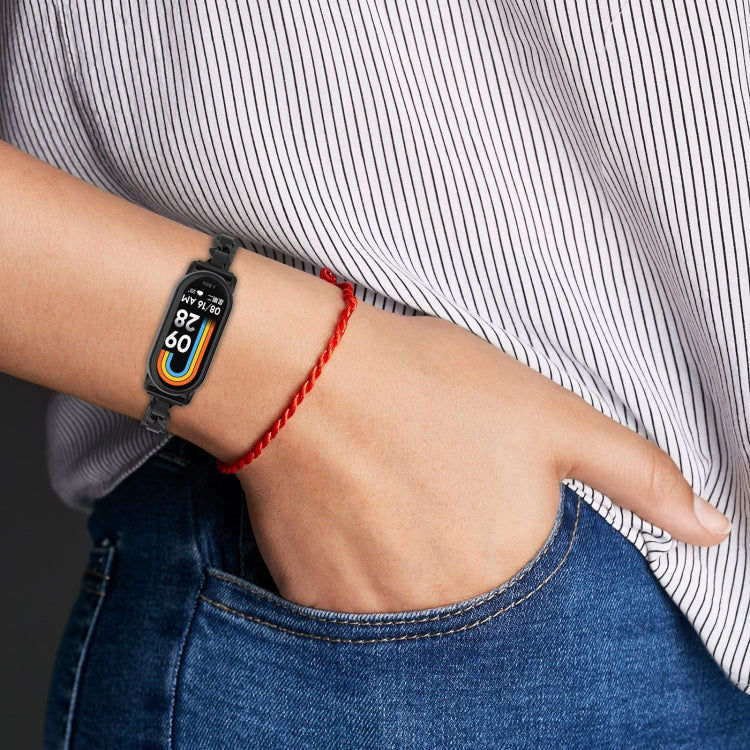 For Xiaomi Smart Band 9 / 9 NFC Fashion Bracelet Metal Watch Band(Silver) - free shipping - PMC TechLife - Order now!