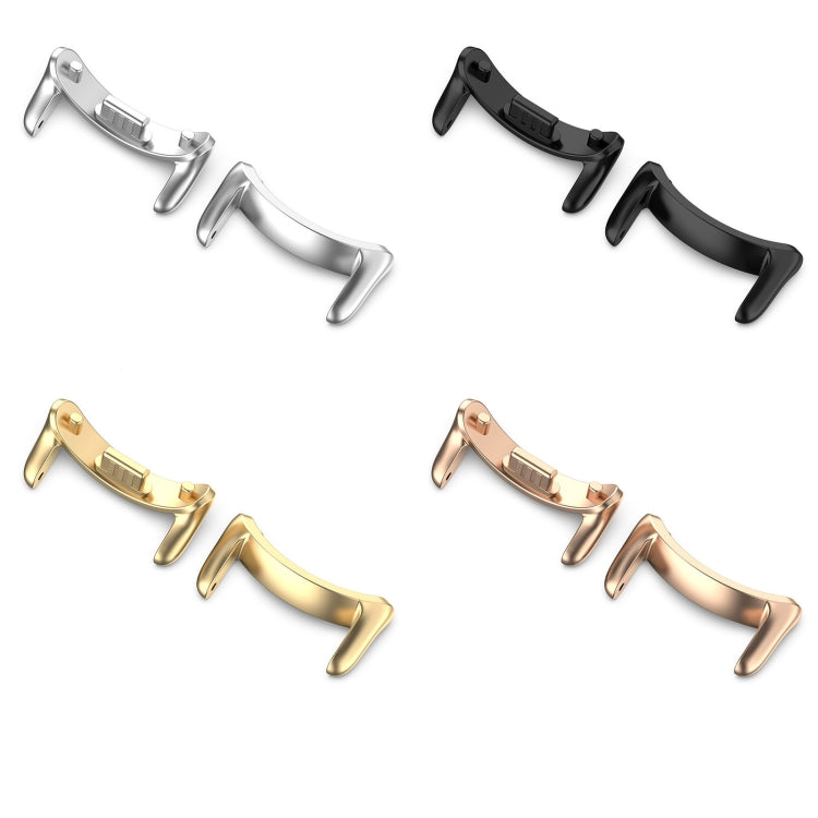 For Xiaomi Smart Band 9 12mm 1 Pair Metal Watch Band Connector(Black) - free shipping - PMc TechLife - Order now!