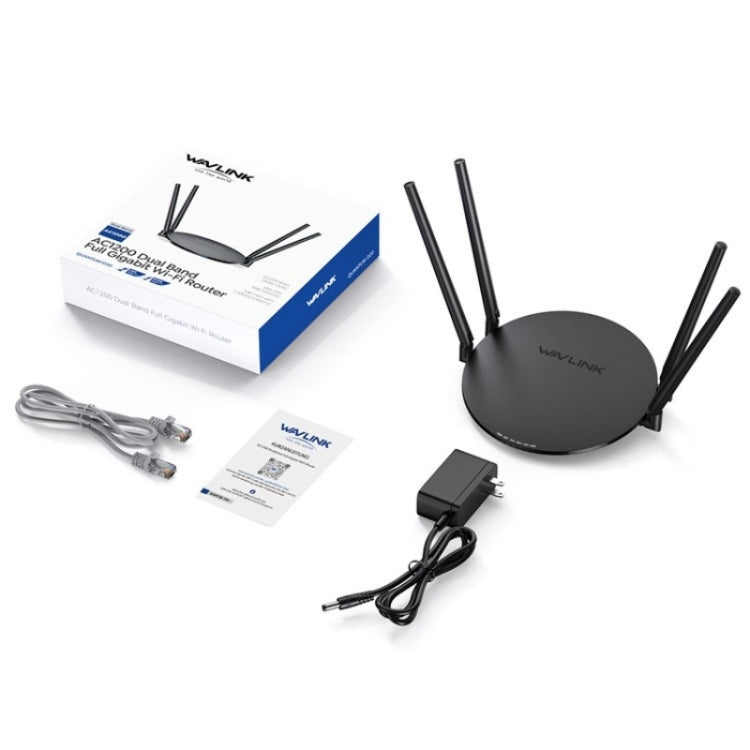 WAVLINK WN530HG3 AC1200 Dual Band AP Router 1000Mbps WAN / LAN Ethernet Port, Plug:EU Plug - free shipping - PMC Jewellery - Order now!