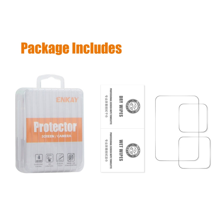 For GoPro HERO13 Black ENKAY 0.2mm 9H Tempered Glass Screen Protector Front ��� Back Camera Film - free shipping - PMC TechLife - Order now!