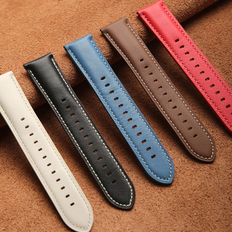 For Huawei Watch GT 5 46mm Silver Buckle Genuine Leather Watch Band(Brown) - free shipping - PMC TechLife - Order now!