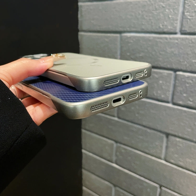 For iPhone 15 Pro Max AG Carbon Fiber Frameless MagSafe Phone Case(Gold) - iPhone 15 Pro Max Cases by PMc TechLife | Online Shopping South Africa | PMc TechLife | Buy Now Pay Later Mobicred