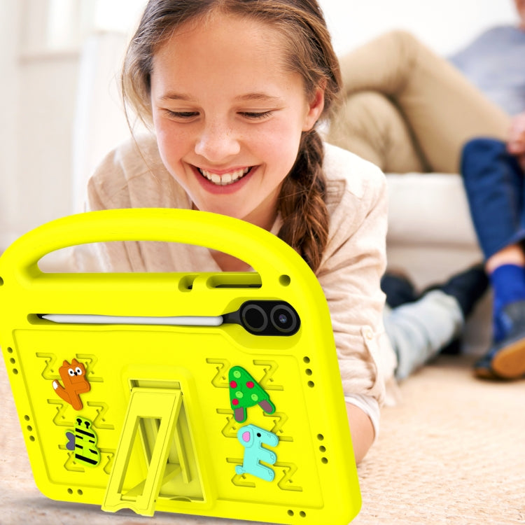 For Honor Pad X9 11.5 Cartoon Sparrow EVA Shockproof Tablet Case(Yellow) - Honor by PMC TechLife | Online Shopping South Africa | PMC TechLife | Buy Now Pay Later Mobicred
