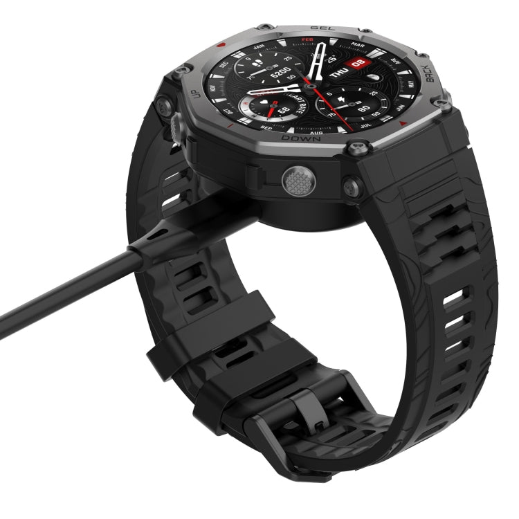 For Amazfit T-Rex 3 / Balance Type-C / USB-C Port Watch Charger Adapter Without Charging Cable(Black) - Charger by PMC TechLife | Online Shopping South Africa | PMC TechLife | Buy Now Pay Later Mobicred