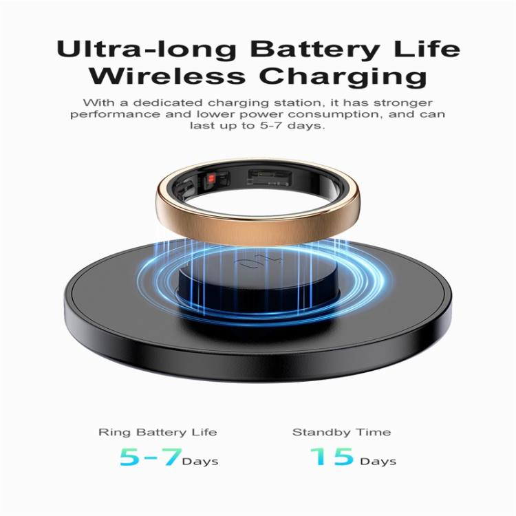 R10 SIZE 12 Smart Ring, Support Heart Rate / Blood Oxygen / Sleep / Multiple Sports Modes(Black) - free shipping - PMC TechLife - Order now!