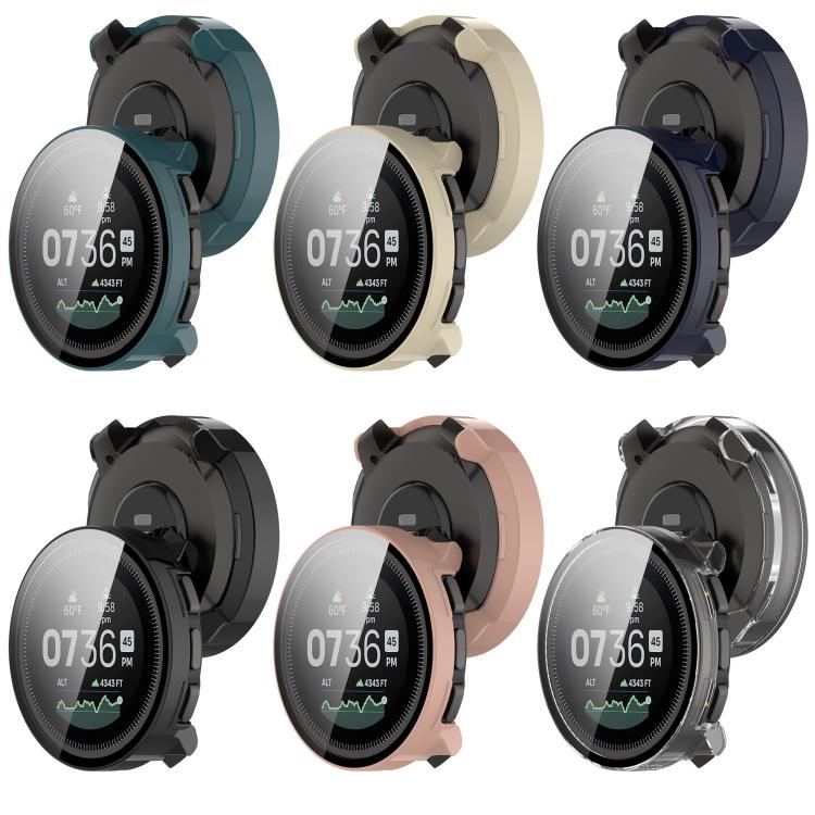 For Suunto Vertical Tempered Film Integrated PC Watch Protective Case(Ivory White) - Watch Case by PMC TechLife | Online Shopping South Africa | PMC TechLife | Buy Now Pay Later Mobicred
