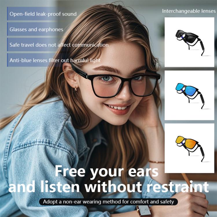 GS05 Smart Glasses, Support AI Smart Chip / Bluetooth Call / Remote Control Photography(Blue) - free shipping - PMC TechLife - Order now!