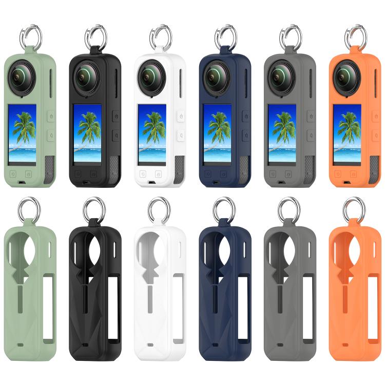 For Insta360 X5 Silicone Protective Case(Orange) - free shipping - PMC TechLife - Order now!
