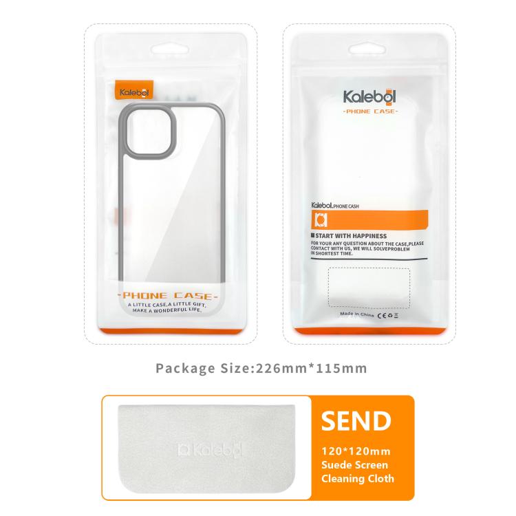 For iPhone 16e Kalebol Gold Shield PC Hybrid TPU Phone Case(Semitransparent) - free shipping - PMc TechLife - Order now!