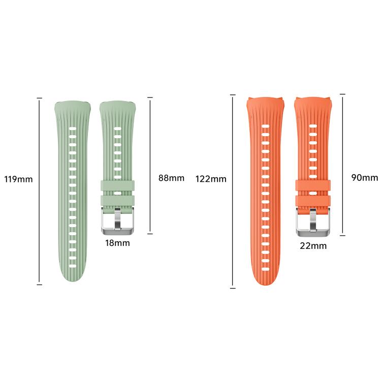 For Huawei Watch 5 42mm Vertical Silicone Watch Band(Light Purple) - free shipping - PMC TechLife - Order now!