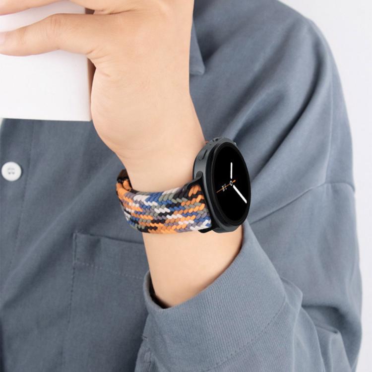For Samsung Galaxy Watch8 / Watch8 Classic Loop Magnetic Buckle Braided Nylon Watch Band(Camouflage Colorful) - free shipping - PMC TechLife - Order now!