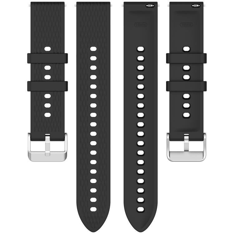 For OnePlus Watch 3 43mm Rhombic Texture Groove Silicone Watch Band(Ink Blue) - free shipping - PMC TechLife - Order now!