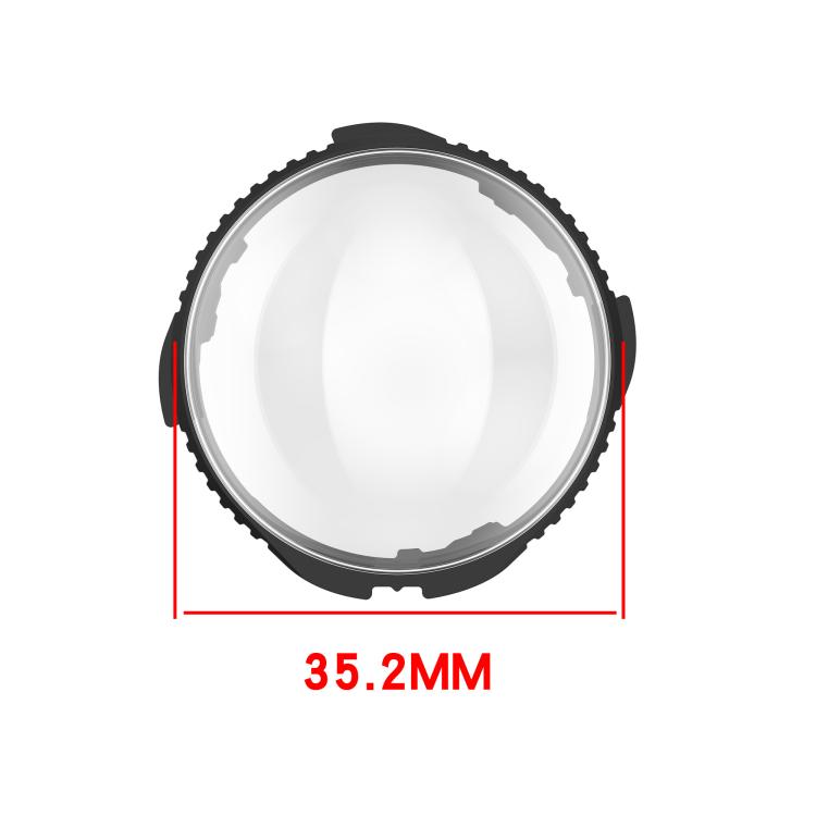 For Insta360 X5 Rotating Optical Tempered Glass Lens Guard Protective Cover(Black) - free shipping - PMC TechLife - Order now!