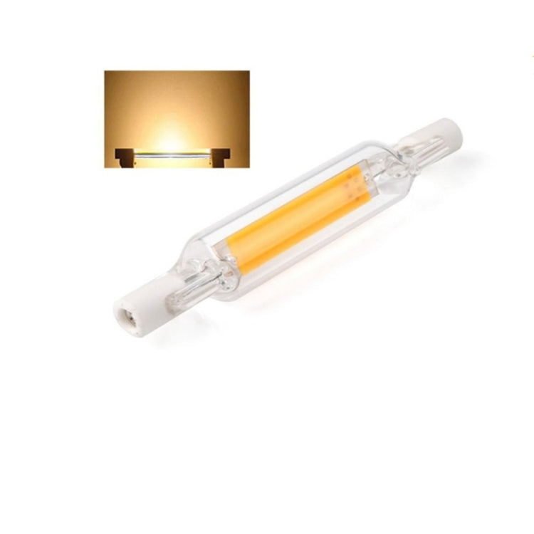 R7S 5W COB LED Lamp Bulb Glass Tube for Replace Halogen Light Spot Light,Lamp Length: 78mm, AC:110v(Cool White) - LED Blubs & Tubes by PMc TechLife | Online Shopping South Africa | PMc TechLife | Buy Now Pay Later Mobicred