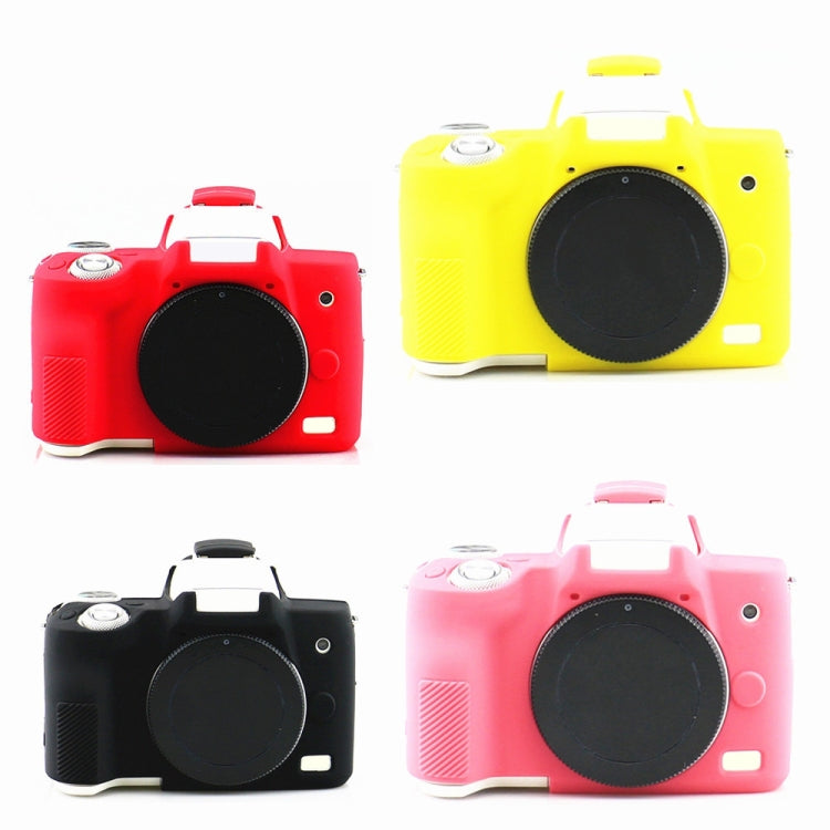 Richwell Silicone Armor Skin Case Body Cover Protector for Canon EOS M50 Body Digital Camera(Black) - Protective Case by Richwell | Online Shopping South Africa | PMC TechLife | Buy Now Pay Later Mobicred