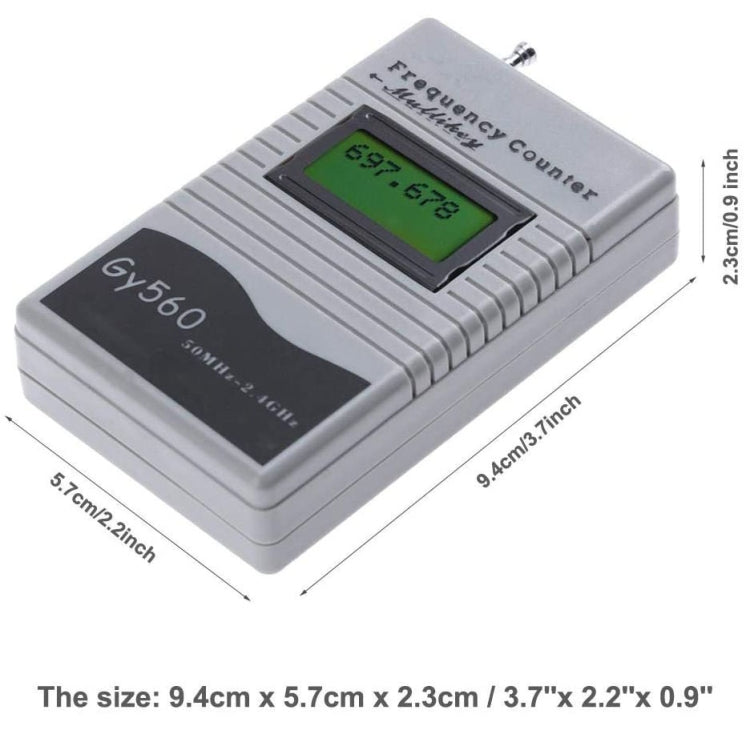 GY560 Portable Handheld Frequency Meter Walkie-talkie Frequency Measurement Tool - Other Tester Tool by PMC Jewellery | Online Shopping South Africa | PMC Jewellery | Buy Now Pay Later Mobicred