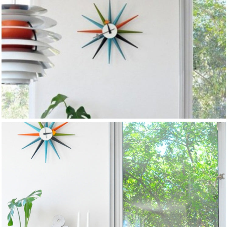 48cm Simple Modern Sun Clock Creative Home Accessories Wall Clock(Color Pole) - Wall Clock by PMc TechLife | Online Shopping South Africa | PMc TechLife | Buy Now Pay Later Mobicred