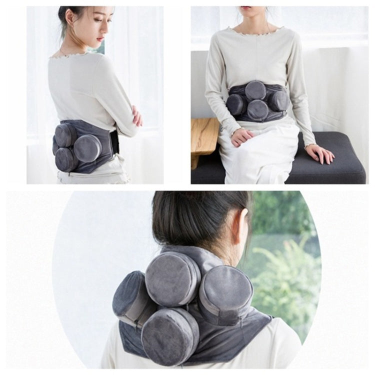 Moxibustion Clothing Thickened Smokeless Neck and Shoulder Insulation Clothing Moxibustion Flocking Cloth Cover, Style:1 United Gray - free shipping - PMC TechLife - Order now!