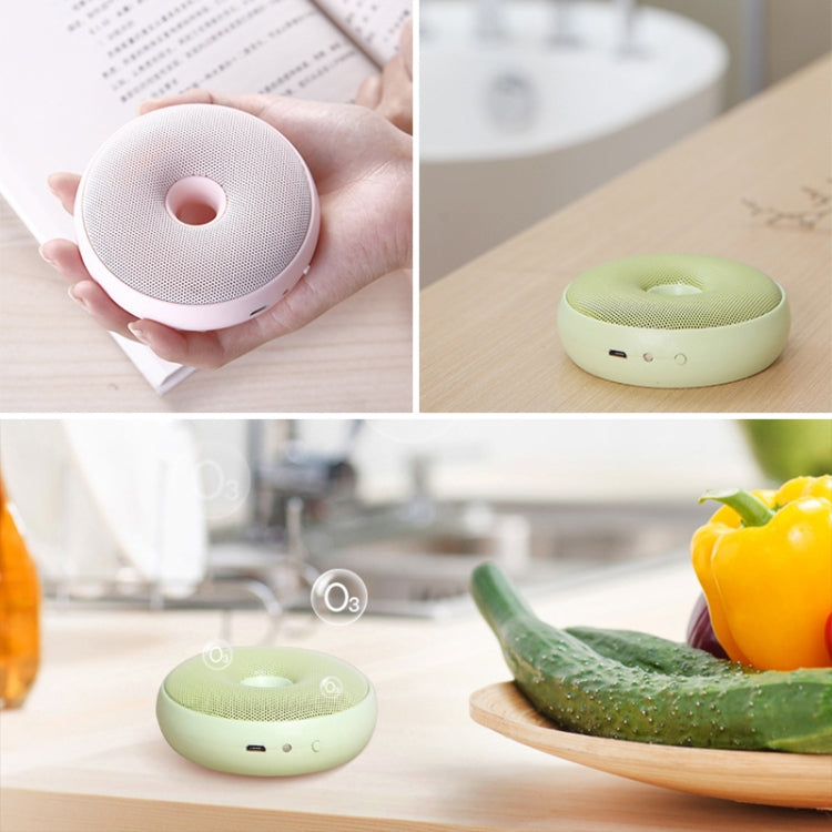 Portable Donut Electric Air Purifier Home Car Anion Ozone Deodorizer(White) - free shipping - PMC TechLife - Order now!