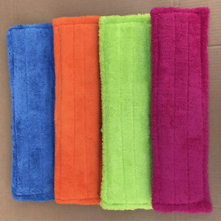 Coral Flannel Head Padded Flat Replacement Household Company Cleaning Mop Cloth Rag(Blue) - Sponges, Cloths & Brushes by PMc TechLife | Online Shopping South Africa | PMc TechLife | Buy Now Pay Later Mobicred