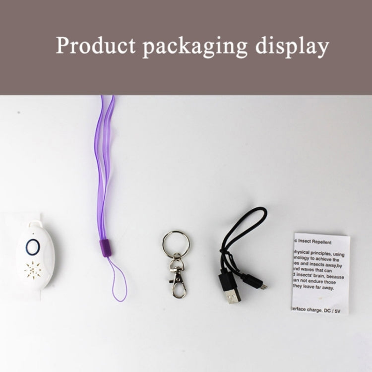 Mini Portable Outdoor Ultrasonic Repellent Anti-insect Anti-mouse for Camping Outdoor Activities(White) - Repellents by PMC TechLife | Online Shopping South Africa | PMC TechLife | Buy Now Pay Later Mobicred