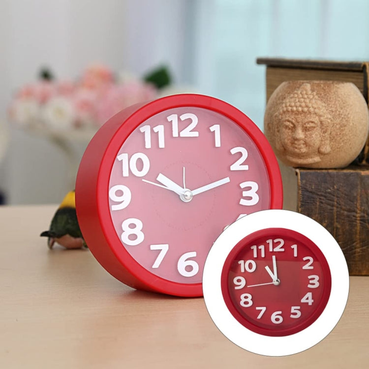 Round 12cm Candy Color Stereo Digital Silent Alarm Clock Children Student Alarm Clock(Green) - Alarm Clocks by PMc TechLife | Online Shopping South Africa | PMc TechLife | Buy Now Pay Later Mobicred