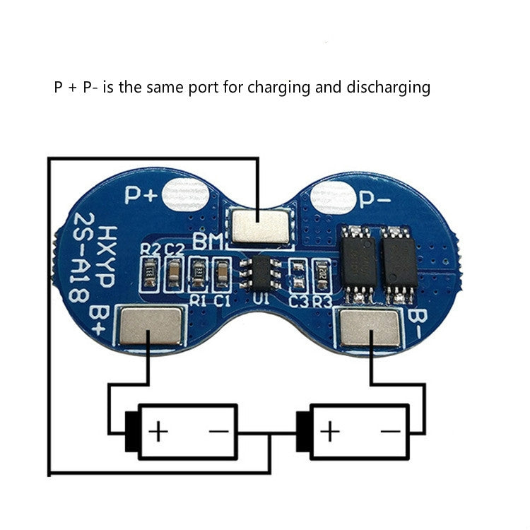 30 PCS 4A 2-Tandem 7.4V / 8.4V 18650 Lithium Battery Protection Board, Anti-Overcharge, Anti-Overdischarge - Boards & Shields by PMC Jewellery | Online Shopping South Africa | PMC Jewellery | Buy Now Pay Later Mobicred