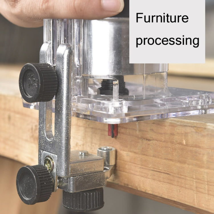 Woodworking Trimming Machine Multifunctional Electric Wood Milling Slotting Machine Engraving Tools US Plug, Material:600W Plastic Body - free shipping - PMc TechLife - Order now!