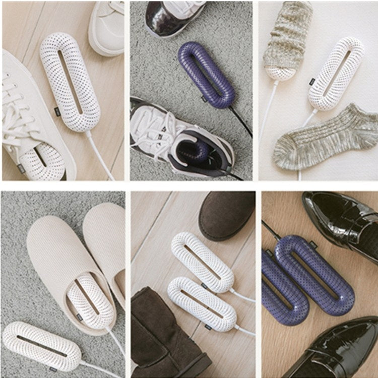 SOTHING 220V Shoe Dryers Deodorization Sterilization Quick Drying Dryer Winter Shoes Heater, CN Plug, Style:Wired Control Timer(White) - free shipping - PMC TechLife - Order now!