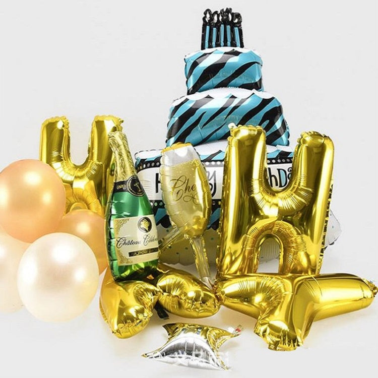 Birthday Party Layout Letter Aluminum Film Balloon Decoration Set(Style Three) - Balloons by PMc TechLife | Online Shopping South Africa | PMc TechLife | Buy Now Pay Later Mobicred