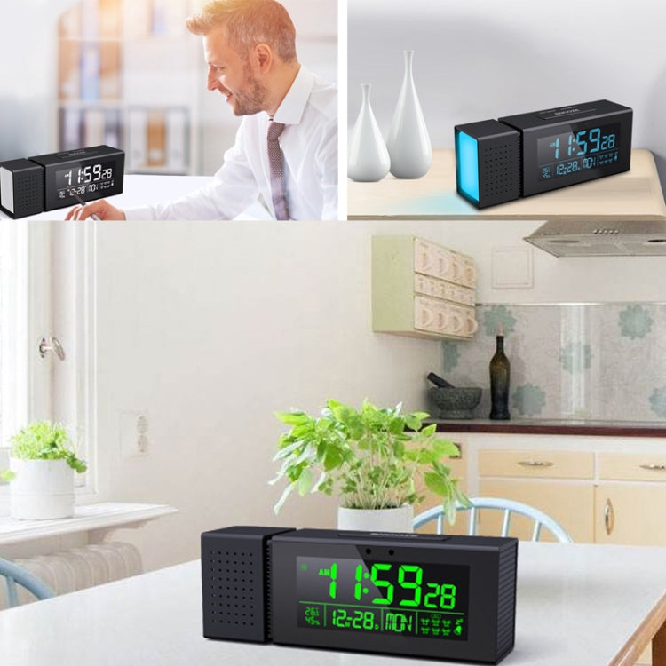 TS-P30 Multifunctional Night Light Alarm Digital Clock with FM Radio & Temperature / Humidity Display & IR Sensor Function(Pink) - Alarm Clocks by PMc TechLife | Online Shopping South Africa | PMc TechLife | Buy Now Pay Later Mobicred