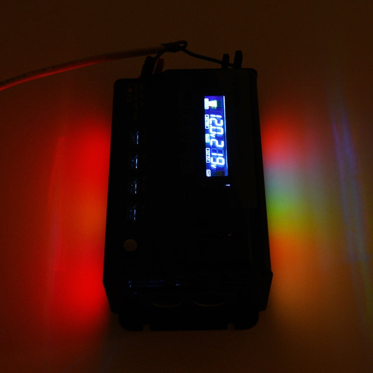 XUYUAN 6000W Car Inverter LED Colorful Atmosphere Light 4 USB Charging Converter, UK Plug, Specification: 24V-220V - Modified Square Wave by PMC TechLife | Online Shopping South Africa | PMC TechLife | Buy Now Pay Later Mobicred