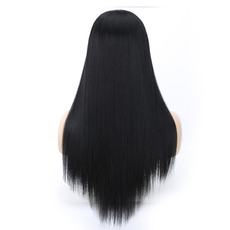 Wig Half Headgear Long Straight Hair U-Shaped Wig Headgear, Colour: 1.US-1B# Black - free shipping - PMC TechLife - Order now!