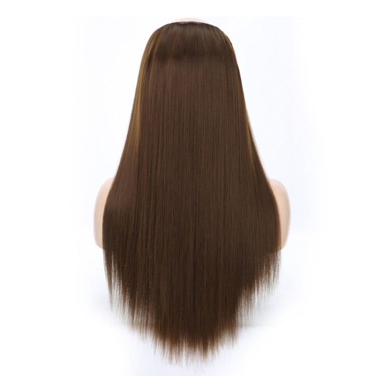 Wig Half Headgear Long Straight Hair U-Shaped Wig Headgear, Colour: 9.US-8# - free shipping - PMC TechLife - Order now!