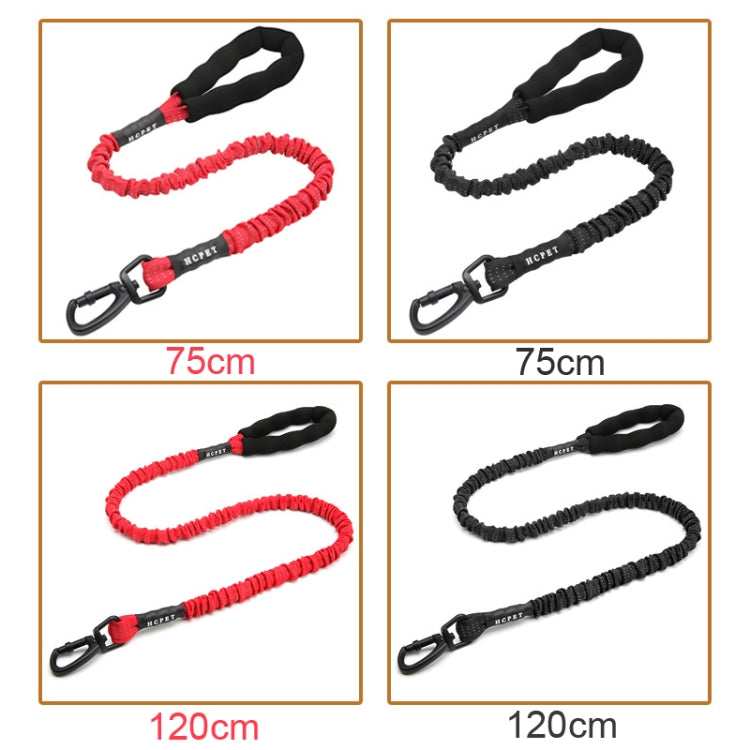 HCPET Dog Traction Rope Pet High-Elastic Explosion-Proof Elastic Rope, Length: 120cm(Black) - free shipping - PMC TechLife - Order now!